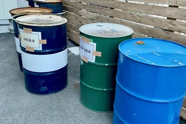 産業廃棄物の廃油を適正処理！